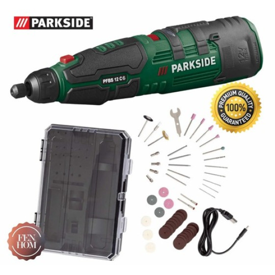 Parkside Cordless Rotary Tool Multi Grinder - 12V