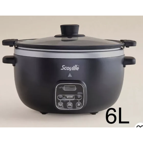Scoville Digital Slow Cooker - 6L